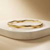 Seraphine Fluid Gold Bangle